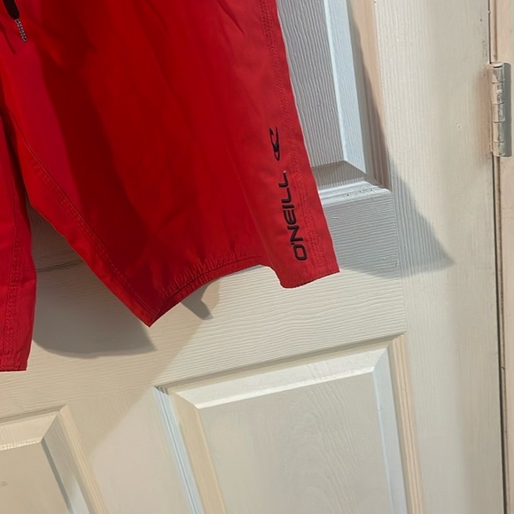 O'Neill Bright Red Men's Swim Shorts - Picture 3 of 13